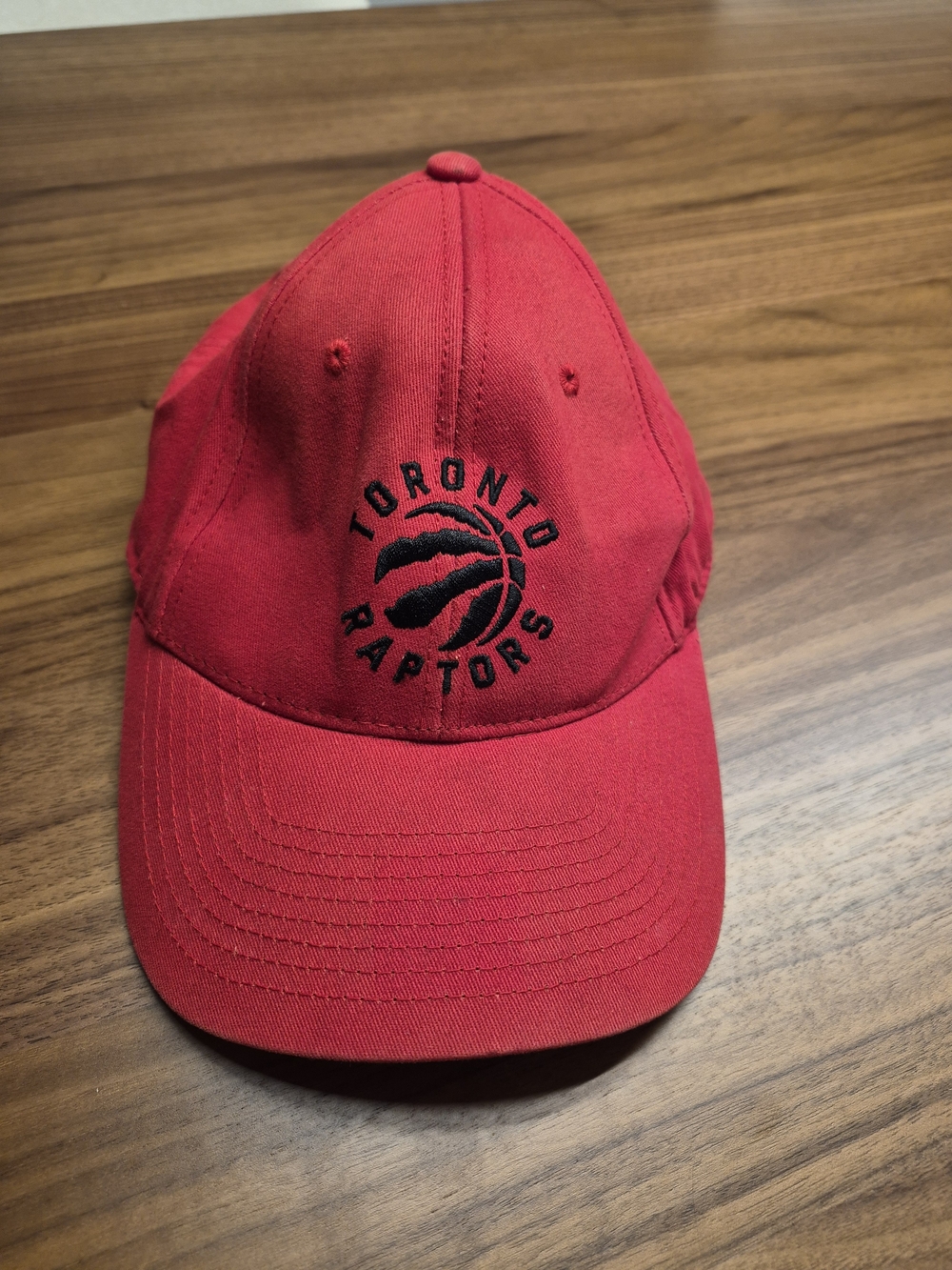 Toronto Raptors Red Embroidered Baseball Cap